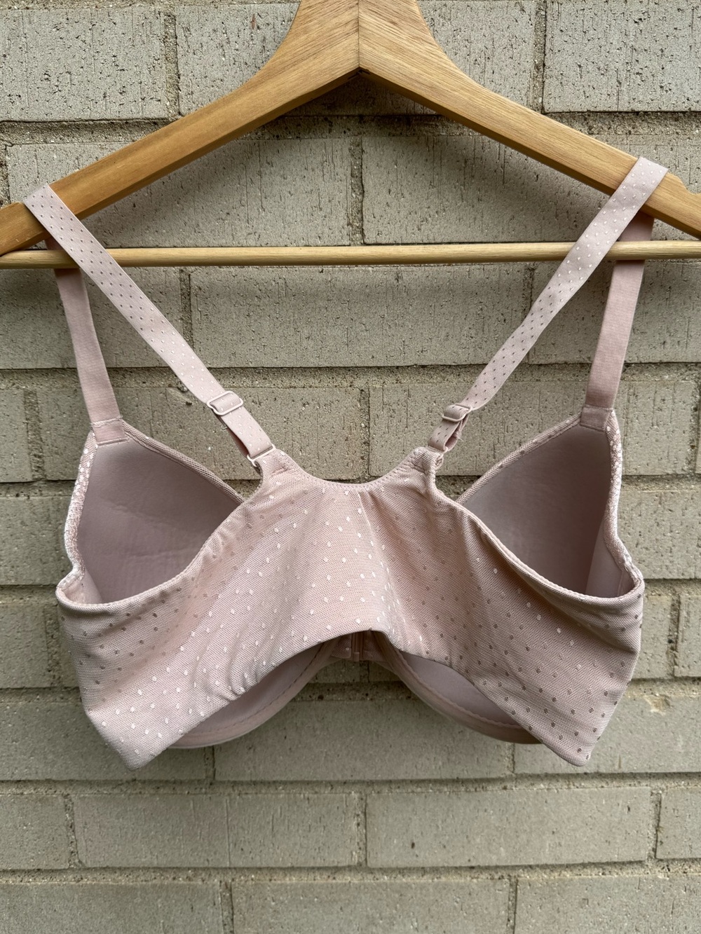 Wacoal Back Appeal Front Close T-Shirt Bra Light Pink 853403 32DDD - Picture 6 of 7